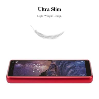 Nokia 7 PLUS Suojakuori Kotelo (Punainen)