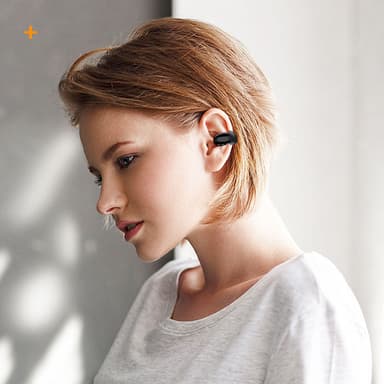 Luunjohtavuus langattomat kuulokkeet kuulokkeet Bluetooth 5.3 Hi-Fi Musta