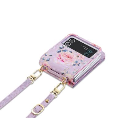 POLA Flower kuori Samsung Galaxy Z Flip 4 - Pink