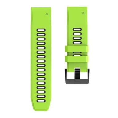 Twin kellon ranneke Garmin Fenix 5X - Lime/musta