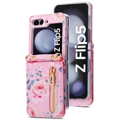 POLA Flower kuori Samsung Galaxy Z Flip 5 - Pink