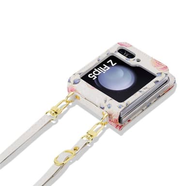 POLA Flower kuori Samsung Galaxy Z Flip 5 - White