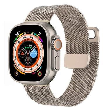 Milanese kellon renneke Apple Watch Ultra (49mm) - Vintage gold