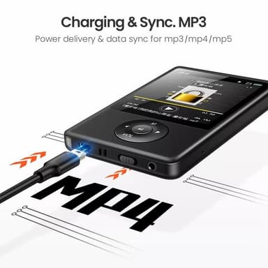 2m USB-A-uros-5-nastainen mini-USB-uros-tiedonsiirtolataus