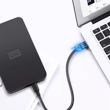 0,5 m USB-A uros-5-nastainen mini-USB-uros-tiedonsiirtolataus
