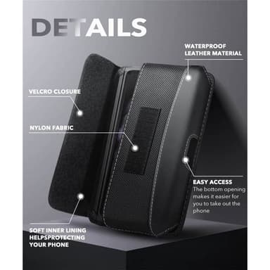 SUPCASE Vyölaukku Samsung Galaxy Z Fold 3 - musta