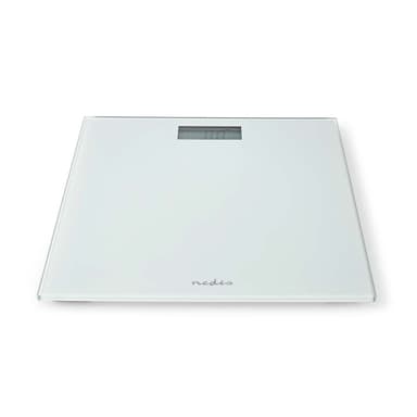 Nedis Henkilövaaka | Digitaalinen | Valkoinen | Karkaistu Lasi | Maksimi punnituskyky: 150 kg