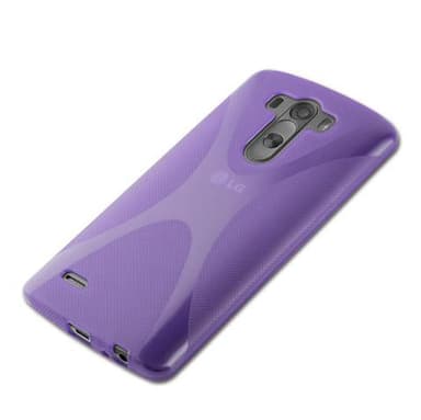 LG G3 STYLUS Suojakuori Kuoret (Violetti)