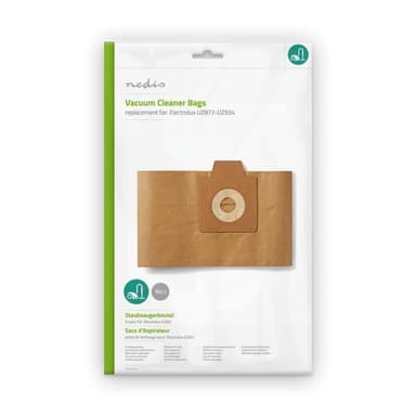 Nedis Pölypussi | 10 kpl | Paperi | Eniten myyty: Electrolux | Ruskea