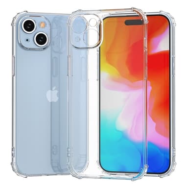 iPhone 15 Plus Shell Case -kotelolle TPU-kehys + akryylitakapuhelinkotelo