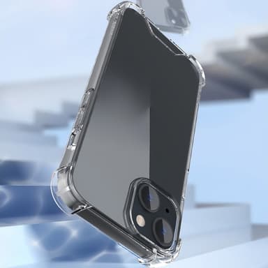 iPhone 15 Shell Case -kotelolle TPU-kehys + akryylitakapuhelinkotelo