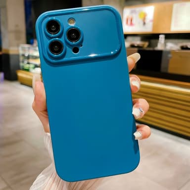 Slim-Fit TPU-puhelinkotelon suojakuori iPhone 15 -kuorelle - Sininen