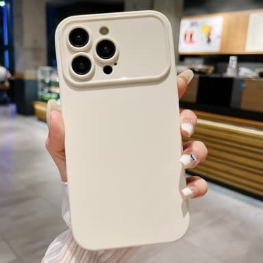 Slim-Fit TPU-puhelinkotelon suojakuori iPhone 15 -kuorelle - Valkoinen