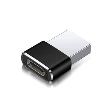 Reekin USB-sovitin USB-A - USB-C - musta