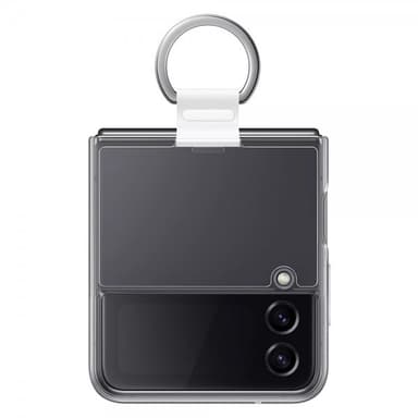 Samsung Galaxy Z Flip 4 suojakuori renkaalla (läpinäkyvä)