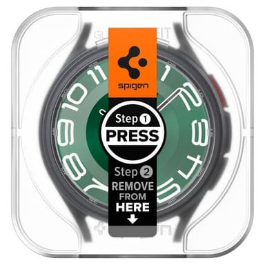 Spigen Samsung Galaxy Watch 6 Classic 47mm Näytönsuoja GLAS.tR EZ Fit 2-pakkaus