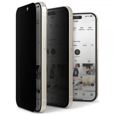 Ringke iPhone 15 Näytönsuoja Privacy Tempered Glass Installation Jig