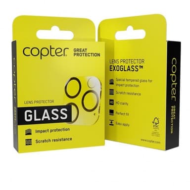 Copter iPhone 11 Kameran linssinsuojus Exoglass Lens Protector