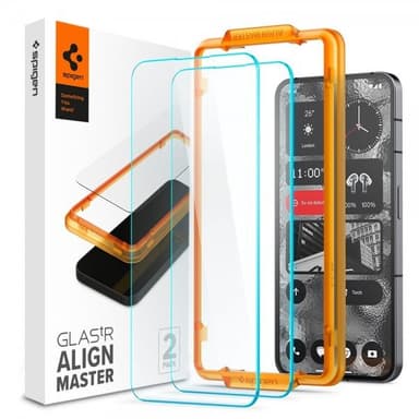 Spigen Nothing Phone (2) Näytönsuoja GLAS.tR ALIGNmaster 2-pakkaus