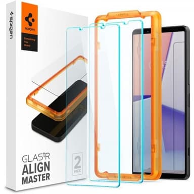 Spigen Sony Xperia 1 V Näytönsuoja GLAS.tR ALIGNmaster 2-pakkaus