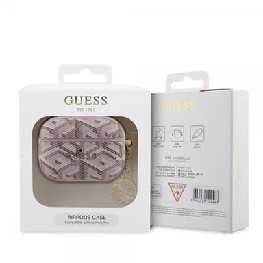 Guess AirPods Pro Kuori G Cube Vaaleanpunainen