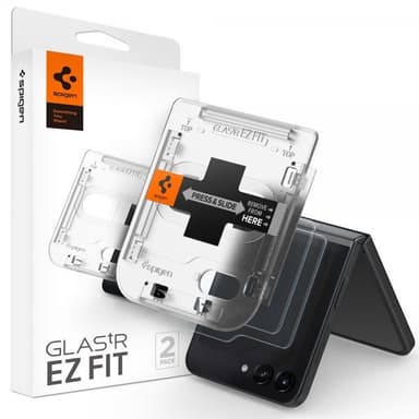 Spigen Samsung Galaxy Z Flip 5 Näytönsuoja GLAS.tR EZ Fit 2-pakkaus