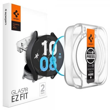 Spigen Samsung Galaxy Watch 6 40mm Näytönsuoja GLAS.tR EZ Fit 2-pakkaus