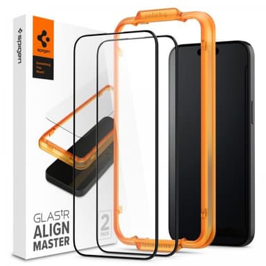 Spigen iPhone 15 Plus Näytönsuoja GLAS.tR ALIGNmaster 2-pakkaus