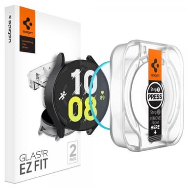 Spigen Samsung Galaxy Watch 6 44mm Näytönsuoja GLAS.tR EZ Fit 2-pakkaus