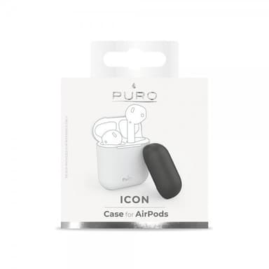 Puro AirPods 1/2 Kuori Icon Valkoinen