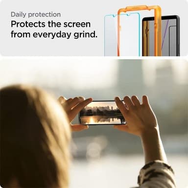 Spigen Sony Xperia 1 V Näytönsuoja GLAS.tR ALIGNmaster 2-pakkaus