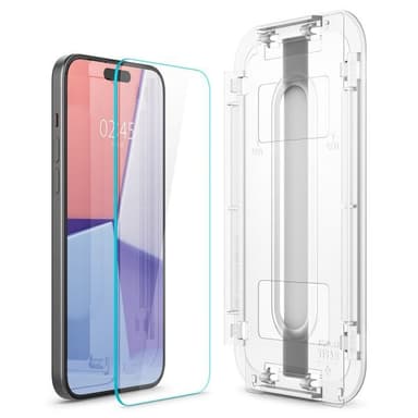 Spigen iPhone 15 Näytönsuoja GLAS.tR EZ Fit 2-pakkaus