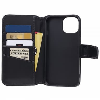 Nordic Covers iPhone 12/iPhone 12 Pro Kotelo Essential Leather Raven Black