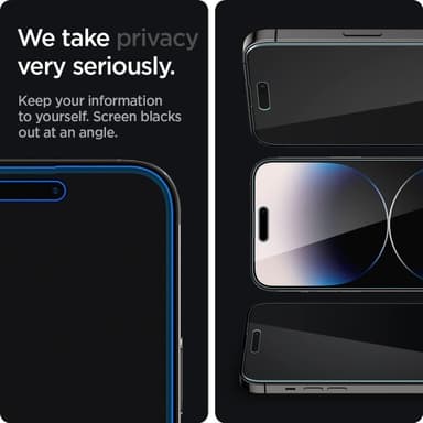 Spigen iPhone 14 Pro Max Näytönsuoja GLAS.tR Slim Anti-Glare Privacy