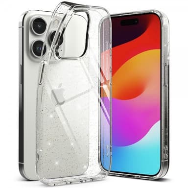 Ringke iPhone 15 Pro Kuori Air Glitter Clear