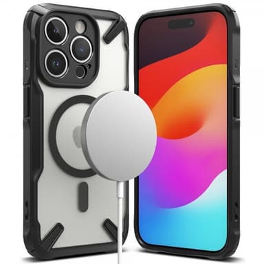 Ringke iPhone 15 Pro Max Kuori Fusion X Magnetic Matte Black