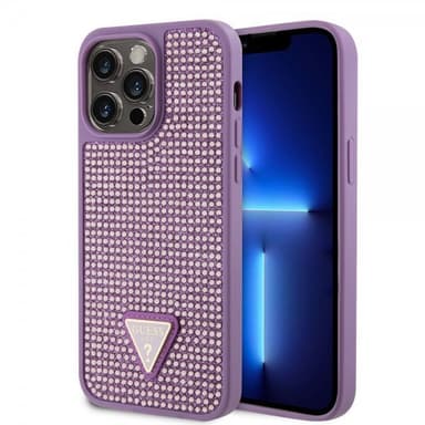 Guess iPhone 15 Pro Max Kuori Rhinestone Violetti