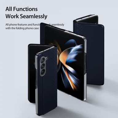 DUX DUCIS Samsung Galaxy Z Fold 5 Kotelo Bril Series Sininen