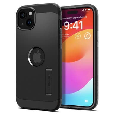 Spigen iPhone 15 Kuori Tough Armor MagFit Musta