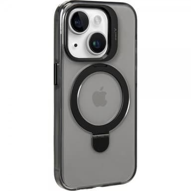 LAUT iPhone 15 Kuori REVIVE PROP MagSafe Black Crystal
