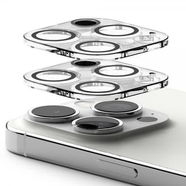 Ringke iPhone 15 Pro Max Kameran linssinsuojus Camera Protector Glass 2-pakkaus
