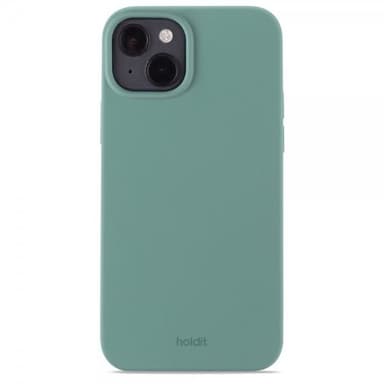 holdit iPhone 15 Plus Kuori Silikoni Moss Green