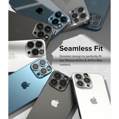 Ringke iPhone 14 Pro/iPhone 14 Pro Max Kameran linssinsuojus Camera Protector Glass 2-pakkaus