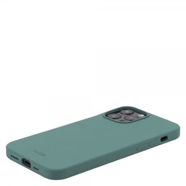 holdit iPhone 15 Pro Max Kuori Silikoni Moss Green