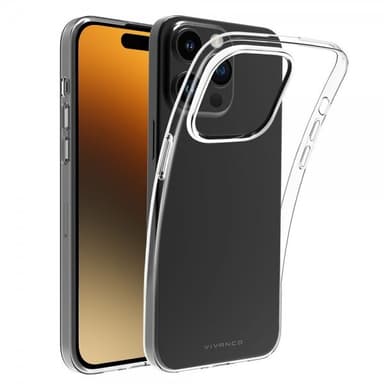 Vivanco iPhone 15 Pro Max Kuori Slim TPU Läpinäkyvä