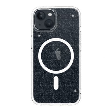 Just Mobile iPhone 14 Kuori TENC BlingBling MagSafe Läpinäkyvä Kirkas