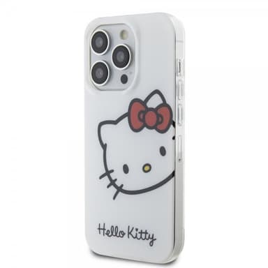 Hello Kitty iPhone 15 Pro Max Kuori Kitty Logo Valkoinen