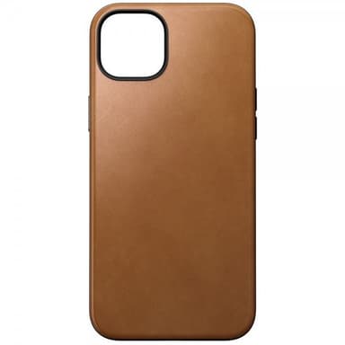 NOMAD iPhone 15 Plus Kuori Modern Leather Case English Tan