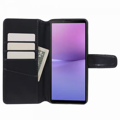 Nordic Covers Sony Xperia 10 V Kotelo Essential Leather Raven Black