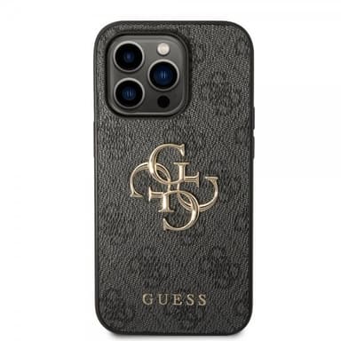 Guess iPhone 15 Pro Kuori 4G Logo Harmaa